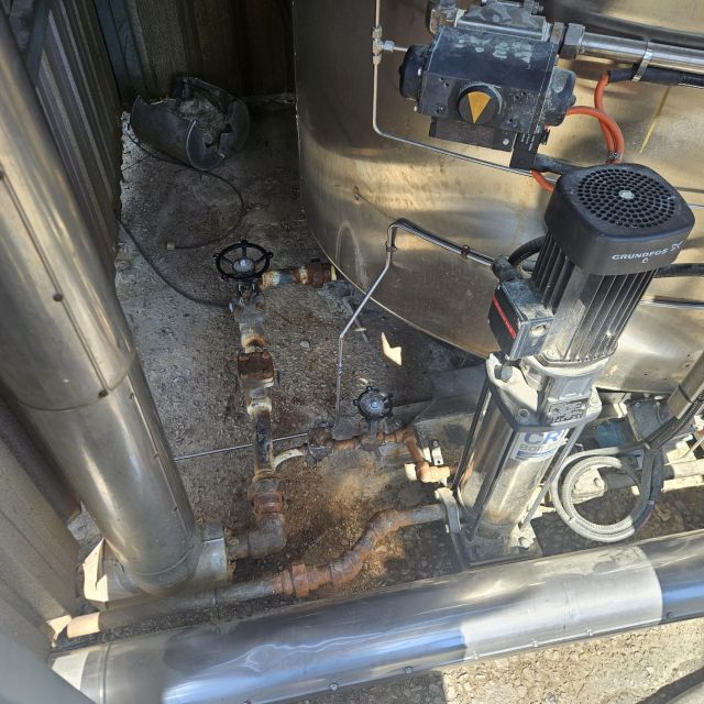 Retubing Aux boiler