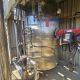 Retubing Aux boiler