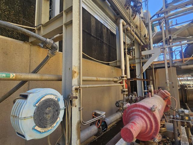 Corroded cable infrastructure